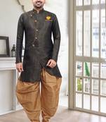 assymetrical semi indo with piping work