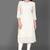 Wlosea Fashion Georgette Chiffon Chikankari Embroidery off White stitched Only Kurti