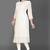 Wlosea Fashion Georgette Chiffon Chikankari Embroidery off White stitched Only Kurti
