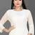 Wlosea Fashion Georgette Chiffon Chikankari Embroidery off White stitched Only Kurti