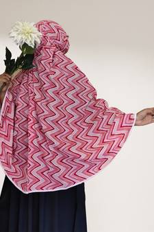 Pink woven cotton islamic-accessories