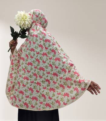 Pink woven cotton islamic-accessories 1