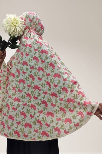 Pink woven cotton islamic-accessories