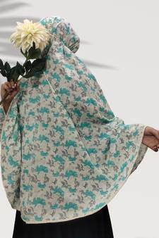 Sky-blue woven cotton islamic-accessories