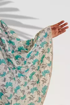 Sky-blue woven cotton islamic-accessories