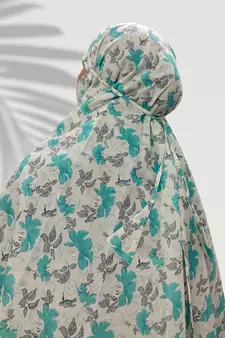 Sky-blue woven cotton islamic-accessories