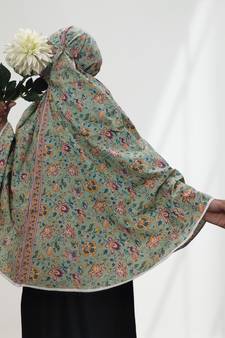 Light-green woven cotton islamic-accessories