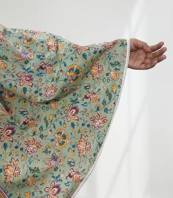 Light-green woven cotton islamic-accessories 2