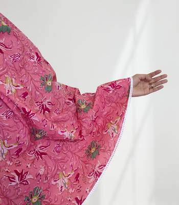 Pink woven cotton islamic-accessories 2