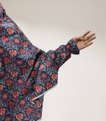 Navy-blue woven cotton islamic-accessories 2