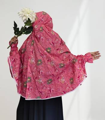 Pink woven cotton islamic-accessories 1