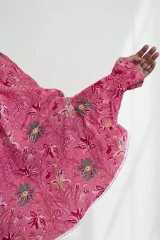 Pink woven cotton islamic-accessories