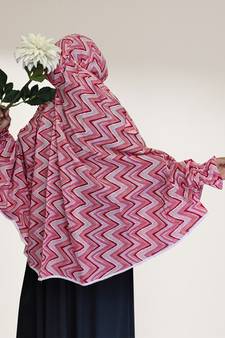 Pink woven cotton islamic-accessories