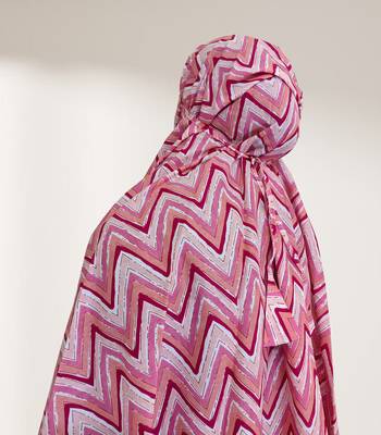 Pink woven cotton islamic-accessories 3