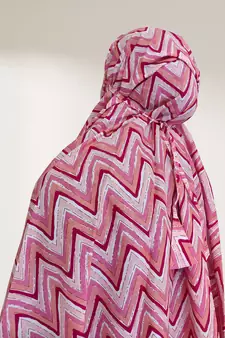 Pink woven cotton islamic-accessories