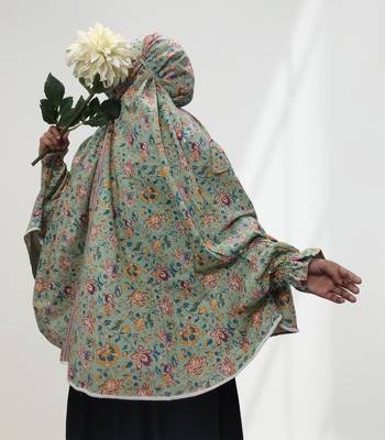 Light-green woven cotton islamic-accessories 1