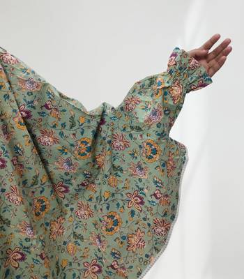Light-green woven cotton islamic-accessories 2