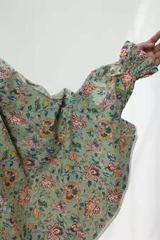 Light-green woven cotton islamic-accessories