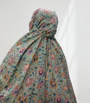 Light-green woven cotton islamic-accessories 3