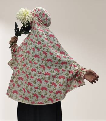 Pink woven cotton islamic-accessories 1