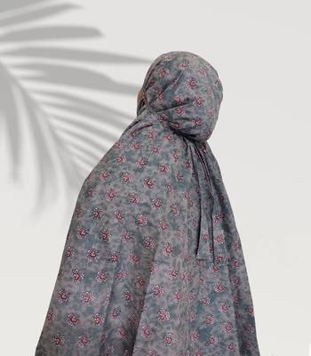 Grey woven cotton islamic-accessories 3