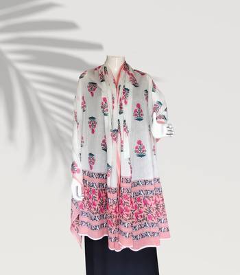 Pink woven cotton islamic-accessories 2