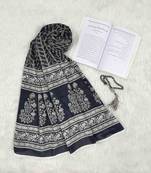 Black woven cotton islamic-accessories