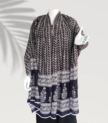 Black woven cotton islamic-accessories 2