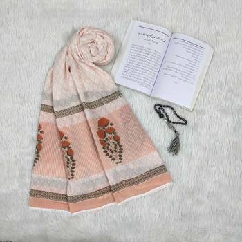 Orange woven cotton islamic-accessories 1