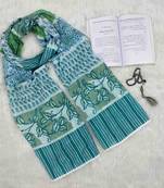 Sky-blue woven cotton islamic-accessories