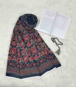 Navy-blue woven cotton islamic-accessories