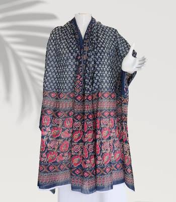 Navy-blue woven cotton islamic-accessories 2