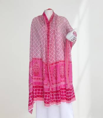 Pink woven cotton islamic-accessories 2