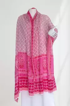 Pink woven cotton islamic-accessories