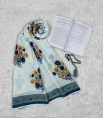 Sky-blue woven cotton islamic-accessories