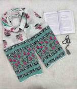 Sea-green woven cotton islamic-accessories