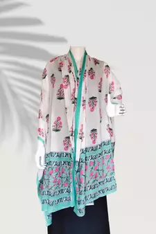 Sea-green woven cotton islamic-accessories