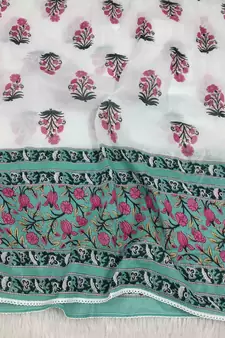 Sea-green woven cotton islamic-accessories