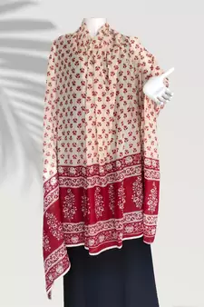 Maroon woven cotton islamic-accessories
