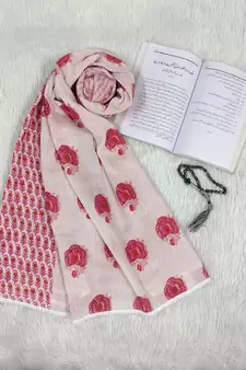 Pink woven cotton islamic-accessories