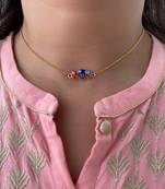 Gold necklaces