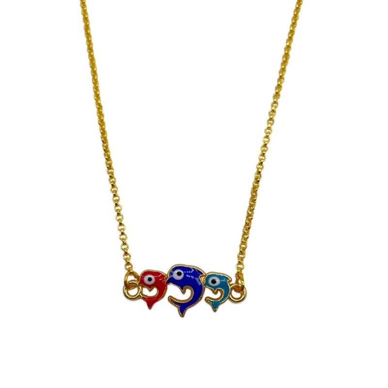 Gold necklaces