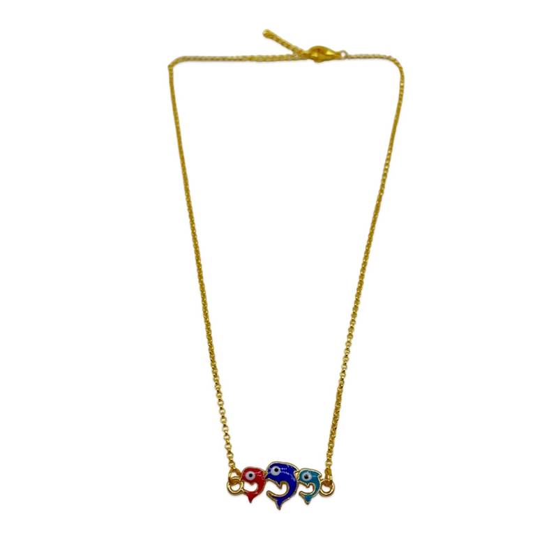 Gold necklaces