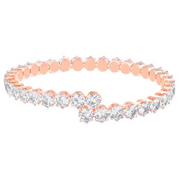 White cubic zirconia bajuband 1