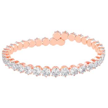 White cubic zirconia bajuband 3