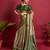 Beige woven silk blend saree with blouse