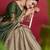 Beige woven silk blend saree with blouse