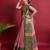 Onion pink woven silk saree with blouse