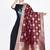 Maroon Colour Ethnic Wevon Chanderi Dupatta For Traditioanl Looks