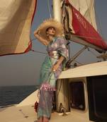 Ocean Green Kinkhab Silk Festive Wear Silk Saree Collection